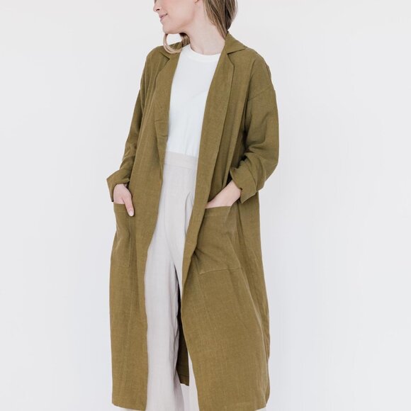 Twigg & Feather Delila Duster Coat  Size L - Picture 12 of 14